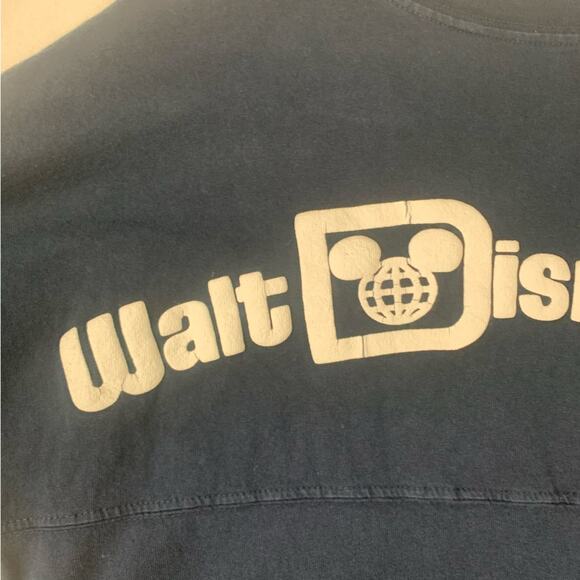 Disney parks kids xl spirit jersey navy blue white girls boys long sleeve - Picture 8 of 10